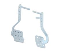 Alomejor Go Kart Pedals Kit Durable Steel Brake Brake Pedals for AZUA FUN Kart, DIY Accessories for 6.5, Anti -slip Surface for Improved Safety