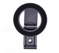 Alomejor Golf Cart Phone Holder Aluminum Alloy Magnetic Phone Mount 360 Rotation with 2 Metal Rings Hands Free Stand for Golf Cart Gym Kitchen Desk for 12 13 14 15 16 17