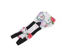 Alomejor Goose Diapers Unique Bowknot Hook and Loop Design Inside Pocket for Pet Ducks Reusable Blue 1 Diaper (M)