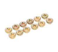 Alomejor Guitar Accessories, Metal Tuning Pegs for Classical Guitars, 12mm Diameter, 1:18 Gear Ratio, Perfect for Musicians and Repair Enthusiasts (Gold)