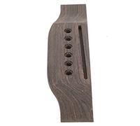 Alomejor Guitar Bridge Set, Solid Wood Plastic Replacement Accessories with Standard Specifications, for Acoustic Guitar Bridge Saddle Nut Pins