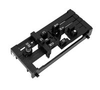 Alomejor Guitar Chord Presser, Portable Chord Trainer with One Touch Button for 36-41 Inch Acoustic Guitar (Black)