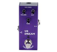 Alomejor Guitar Distortion Effect, Metal High Gain Pedal with Multiple Tones Adjustment and True Bypass, for Electric Guitar Performance and Travel Use (AN-03 Purple)