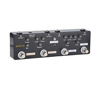 Alomejor Guitar Effect Pedal, 5 Mode Reverb Delay Fx LOOP Distortion Overdrive with True Bypass Metal Shell for Electric Guitar Accessories