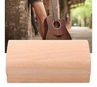 Alomejor Guitar Fingerboard Radius Sanding Block Fine Wood Fret Leveling Tool 7.25 12 15 Inch 3 in 1 with Abrasive Paper for Luthiers Guitar Setup and Repair (12-inch curved wood block)