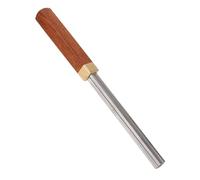 Alomejor Guitar Fret Crowning File with 3 Grooves and Flat Side for Luthier