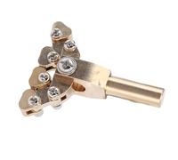 Alomejor Guitar Fret Press Tool with Self Adjusting Mechanism, Copper Alloy Fret Installation Tool for Compound Radius Vintage Fingerboards, Professional Luthier and DIY Repair
