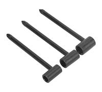 Alomejor Guitar Neck Adjustment Tool Durable Iron 3PCS Set for Jackson Folk Electric Guitar Repair 8 X 2cm (Black 6.35MM+7MM+8MM three sets)