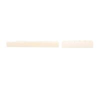 Alomejor Guitar -nut Sattle Ivory Bones Acoustic Accessories for Replacing Nuts and Saddle for Acoustic Guitar