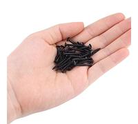 Alomejor Guitar Pickup Screws Electric Guitar Humbucker Pickup Frame Fixing Screws for Guitar Accessories 40 Pcs Set(Black)
