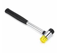 Alomejor guitar repair hammer, dual head soft rubber luthier mallet for fretboard nut bridge maintenance for guitarists luthiers technicians in fretboard adjustment nut repair bridge setup
