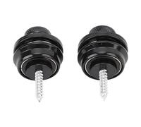 Alomejor Guitar Strap Locks Heavy Duty Flat Round Head Non Slip Security