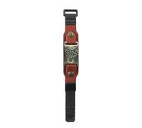 Alomejor Guitar String Dampener, PU Leather Mute Strap, Professional Noise Eliminator for Electric Acoustic Bass Practice and Recording (#2)