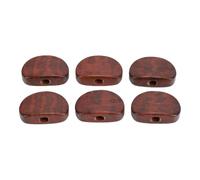Alomejor Guitar Tuning Peg Knobs, 6-Piece Snakewood Buttons for Acoustic &