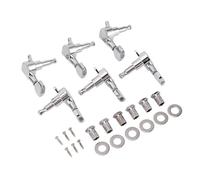Alomejor Guitar Tuning Pegs, 3L 3R Sealed Metal Machine Heads for 10mm