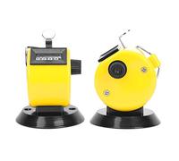 Alomejor Hand Tally Counter Durable ABS Plastic Mechanical Tool with Hook for Sports Events and Data Statistics (Yellow)