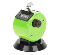 Alomejor Hand Tally Counter Durable ABS Plastic Mechanical Tool with Hook for Sports Events and Data Statistics (Green)
