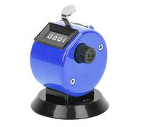 Alomejor Hand Tally Counter Durable ABS Plastic Mechanical Tool with Hook for Sports Events and Data Statistics (Blue)