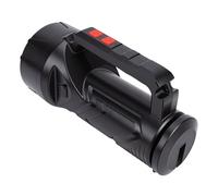 Alomejor Handheld Flashlight, 3000mAh Rechargeable LED Searchlight with 8 Modes, for Camping Hiking Fishing Emergency