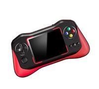 Alomejor Handheld Game Console with 500 Classic Games, 3.5in Screen, Rechargeable Battery, Retro Electronic Toy for Kids Adults (Red)