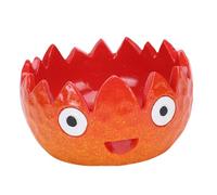 Alomejor Handmade Resin Fire Yarn Bowl for Crocheting, Tough Texture Material for Longevity, Portable Knitting Bowl for Yarn Storage and Organization, 5.12x5.12x2.76in