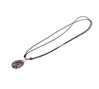 Alomejor Healing Stone Pendant Lucky Prosperity Stone Necklace Recovery Positive Energy For Women Men (11.00)