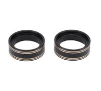 Alomejor Heavy Brass Closed for RC 9781 Rims 1.3 Inches Black Electrical Rings 2 Package