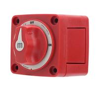 Alomejor High Current Power Off Switch with Ignition Protection for Small Boats, 300A DC 48V, ABS Material, Includes 1 Switch and 1 Base