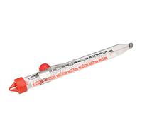 Alomejor High Food Thermometer with Dual Display for Cooking and Sugar Temperature Testing - 180 X 230 Mm - Glass Tube, Stainless Steel Clip (JL-G902)