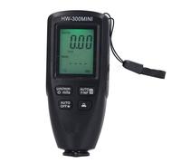 Alomejor High Precision Coating Thickness Gauge for Paint Measurement, LCD Digital Display for Car, 0 to 2000um Range, Ideal for Workshop and Laboratory (Black)