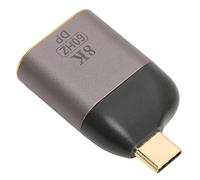 Alomejor High-Speed USB C to DisplayPort Adapter 8K 60Hz for Projectors and Monitors Ideal for Gaming and Design 1 Unit