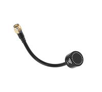Alomejor High -strength FPV Antenna 5.8 GHz RPSMA -Innenloch 2.5 DBI Profit 125 Mm for RC Drones Quadcopter, Easy to Install Mini Rhcp Antenna (Black)