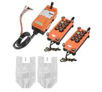 Alomejor Hoist Remote Control with 8 Buttons | Compatible with systems, Battery voltage warning, Safe button switch, Cut-off protection, Up to 9 control points
