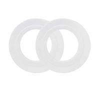 Alomejor Hole Cup 2pcs Plastic Putting Green Hole Cup Ring White Training Aid Accessories Outdoor Equipments Putting Cup Rings