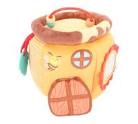 Alomejor Honey Jar Plush Toy for Babies, Soft Sensory Stuffed Animals 6 | Ultra-soft Short Plush, Lightweight 8.7-inch Design, Supports Hand-eye Coordination & Bedtime Soothing