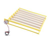 Alomejor Household Egg Incubator Tray with 360-Degree Rotation for 42 Eggs Duck Quail 16.9x16.7x2.1in (#1)