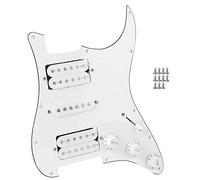 Alomejor Humbucker Electric Guitar PickGuard Preceded the US Standard (White)
