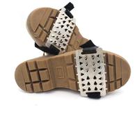 Alomejor Ice Crampons Non Slip 26 Spikes Ice Cleats Shoes Boots Grips for Outdoor Winter Walking Hiking Climbing Fishing for All Age Groups Stainless Steel