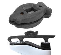 Alomejor Ice Skates Blade Sharpener Manual Player Ice Skate Blade Sharpener for Blades Maintenance Tool(black)