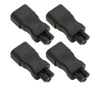 Alomejor IEC320 C14 to Adapter, Reliable 2500W 10A | One-piece molded durability, Versatile for electric appliances, High conductivity copper, Voltag at