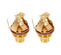 Alomejor Improvement of the Guitar Stability of the Jack Signal Eliminate the Noise Unwanted Cable for 2pcs Guitarists (Gold)