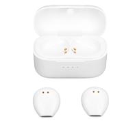 Alomejor In Ear Wireless Earud's Real -time AI Translation Language Translator Headphones Smart User -friendly PC+ABS White 2 Earphones (White)