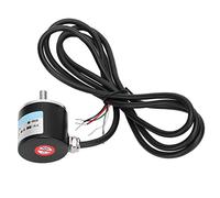 Alomejor Incremental Encoder 5-24V DC Two-Phase Solid Shaft Durable Design for Engineering Applications, High Performance 3000-6000 RPM (360B)
