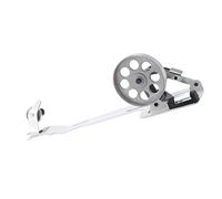 Alomejor Industrial Sewing Machine Stainless Steel 2-1/2" Small Wheel Bobbin Winder for