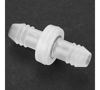 Alomejor Inline Check Valve, Grade Plastic 10mm (PP/VITON Fluorine Rubber)