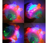 Alomejor Interactive Music Jumping Dancing Ball Toy with Flashing Lights for Pets Light Blue (2)