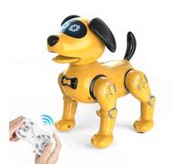 Alomejor Interactive Robot Dog, Smart Remote Control Robot Pet with Touch Sensors, Dancing Singing Walking Storytelling for Kids Adults, ABS Material