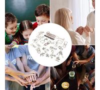 Alomejor IQ Puzzle Mind Brain Teasers Training Bilding Toy Set, 20PCs Metal Drugs for Adults, Exquisite Packaging, Non -poisonous Material, Suitable for and Adults Suitable and