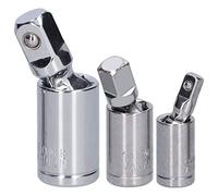 Alomejor Joint Socket Set 1/2 3/8 1/4 Durable Steel | Heat-treated chrome vanadium, Anticorrosion coating, 360° motion, Compatible with ratchet wrenches