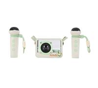 Alomejor Karaoke Machine Portable Speaker Hanging Strap for Walking Cycling Relaxing At Home (Light Green)